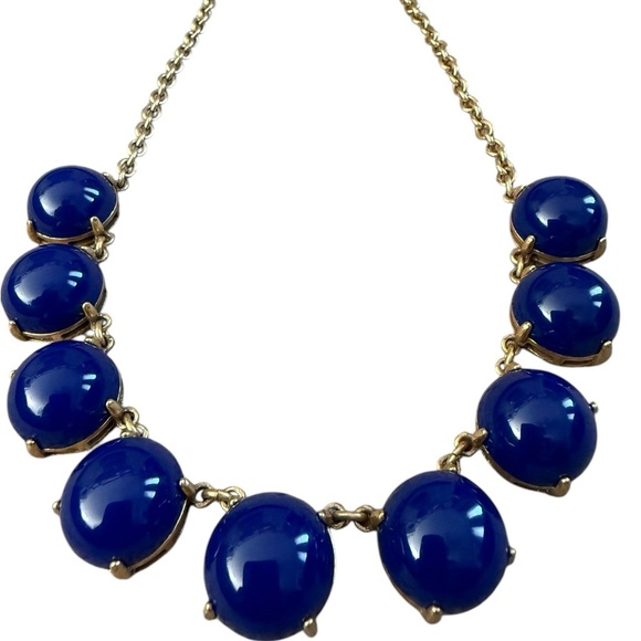 J. Crew Jewelry - J. Crew -Elegant Blue and Gold Necklace
